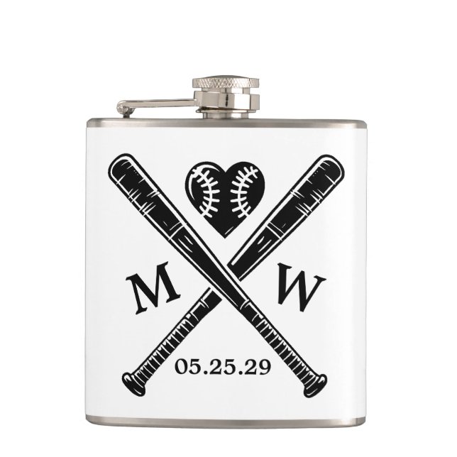 Flasques Amour du baseball (Devant)