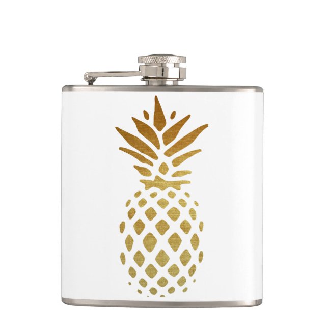 Flasques Ananas d'or, fruit en or (Devant)