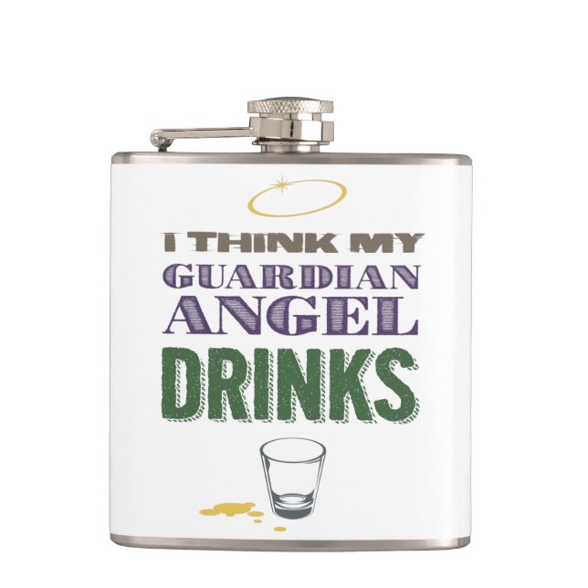 Flasques Ange gardien alcoolique (Devant)