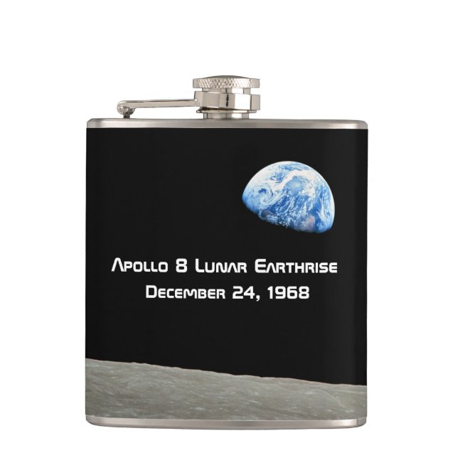 Flasques Apollo 8 Lunar Earthrise 50e Anniversaire (Devant)