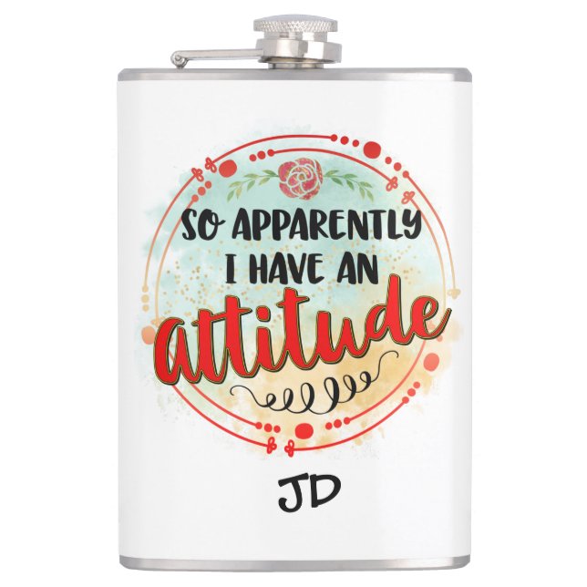 Flasques Apparemment, J'Ai Une Citation D'Attitude Drôle Sa (Devant)