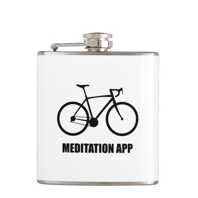 Flasques Application de méditation de vélo (Devant)