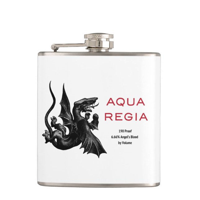 Flasques Aqua Regia Flask - Arrière - plan blanc (Devant)