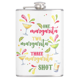 Flasques Aquarelle festive Margarita