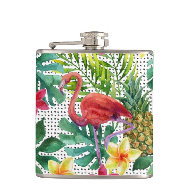 Flasques Aquarelle tropicale (Devant)
