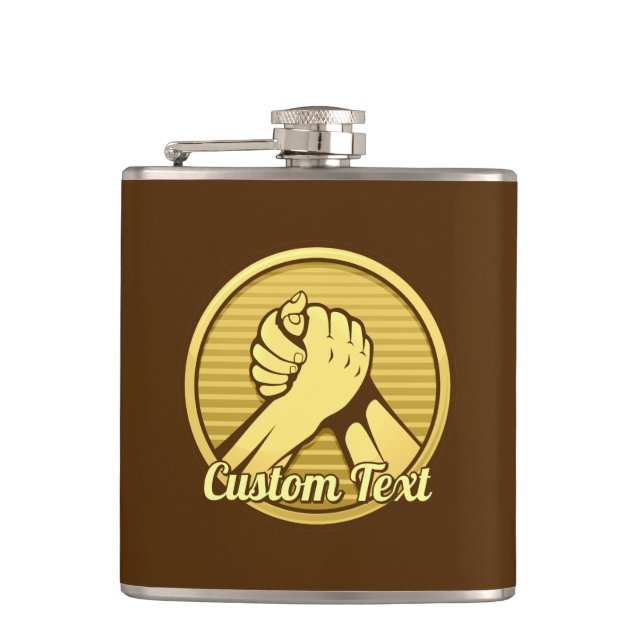Flasques Arme de lutte Gold (Devant)