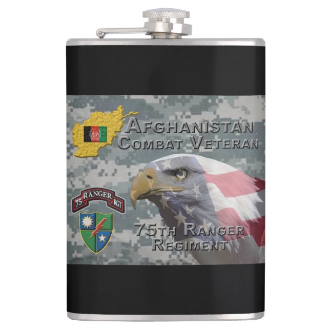 Flasques Armée afghane de combat 75e régiment de Rangers (Devant)