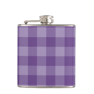 Flasques Arrière - plan checkered violet