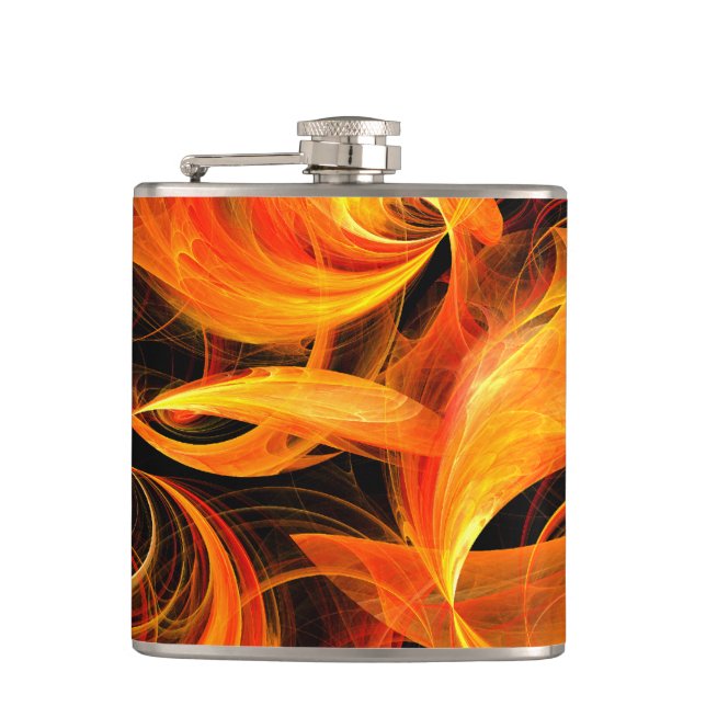Flasques Art Abstrait Fireball (Devant)