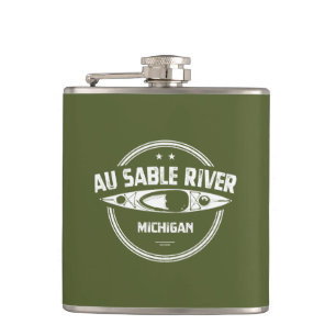Flasques Au Sable River Michigan Kayak