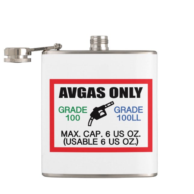 Flasques AVGAS / carburant 100LL uniquement (Ouvert)