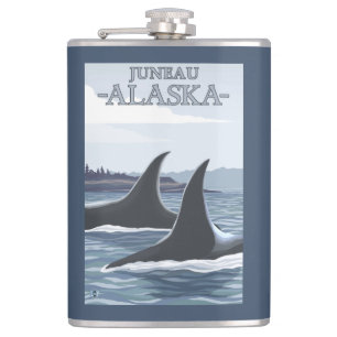 Flasques Baleines #1 - Juneau, Alaska d'orque