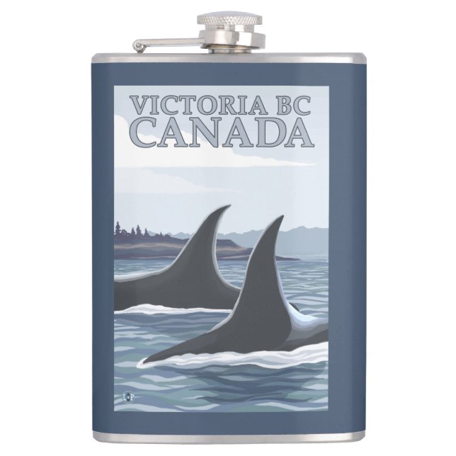 Flasques Baleines #1 - Victoria, AVANT JÉSUS CHRIST Canada (Devant)
