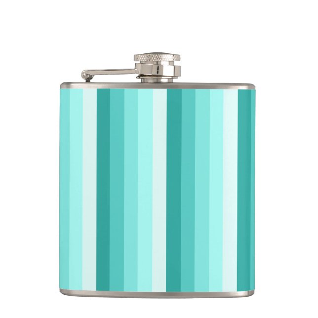 Flasques Bandes d'ombre turquoise (Devant)