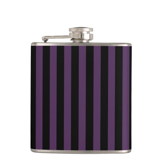 Flasques Bandes violettes foncées et noires (Devant)