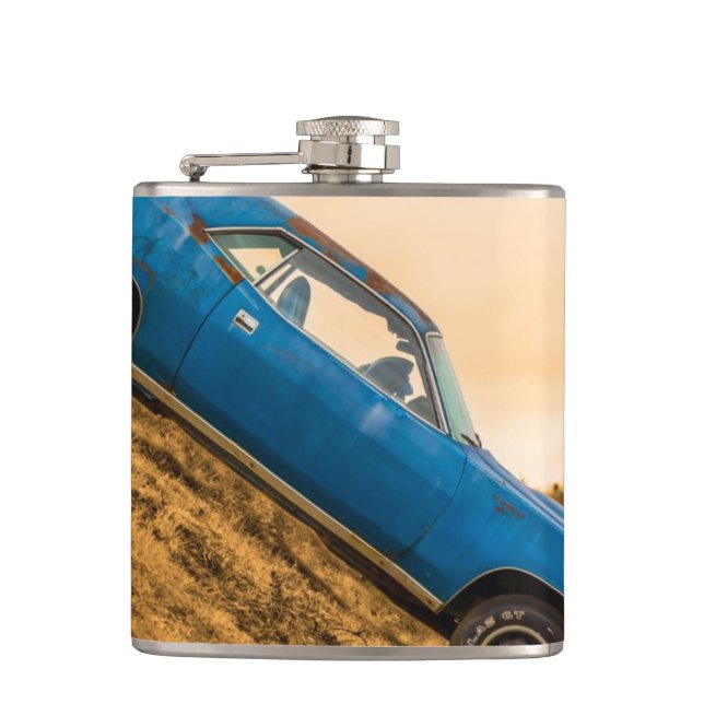 Flasques Barracuda Old Blue Plymouth (Devant)