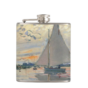 Flasques Bateau à voile de Monet Impressionnisme français C