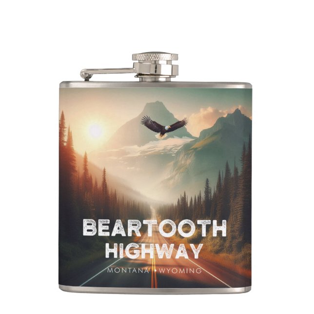 Flasques Beartooth Highway Montana Aigle Wyoming (Devant)