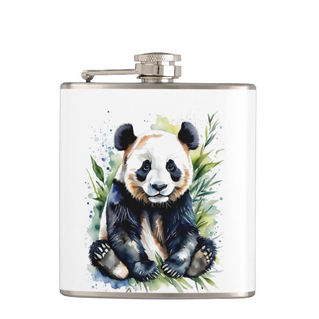 Flasques Belle aquarelle Panda Bear (Devant)