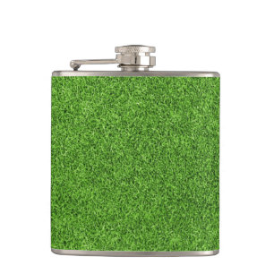 Flasques Belle texture d'herbe verte de terrain de golf