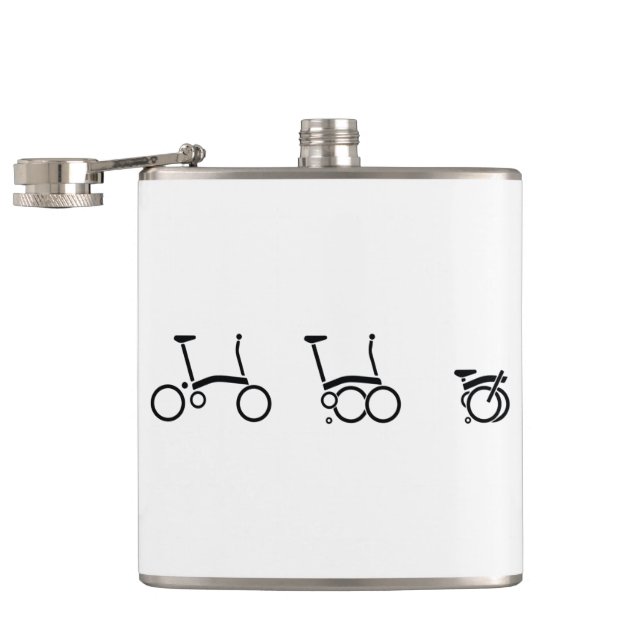 Flasques Bicyclette se pliante de vélo de Brompton (Ouvert)