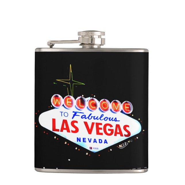 Flasques Bienvenue à Fabuous Las Vegas Nevada Sin City (Devant)