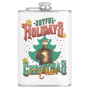 Flasques Bigfoot drôle - Joyeuses Fêtes Noël Joie