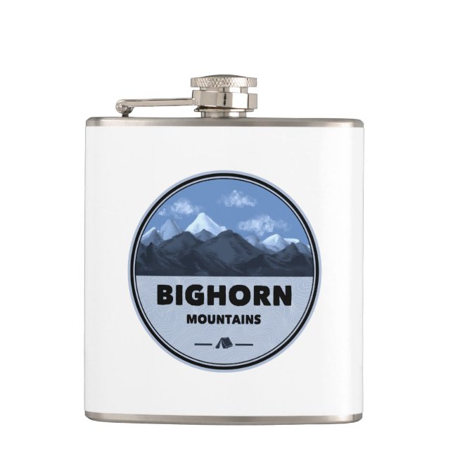 Flasques Bighorn Mountains Wyoming Montana Camping (Devant)