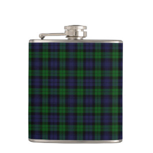 Flasques Black Watch Tartan Plaid Scottish Plaid Motif