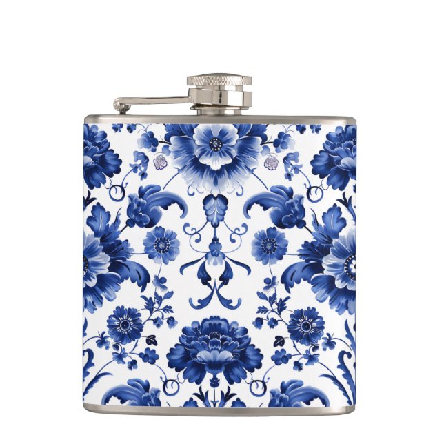 Flasques Bleu floral (Devant)