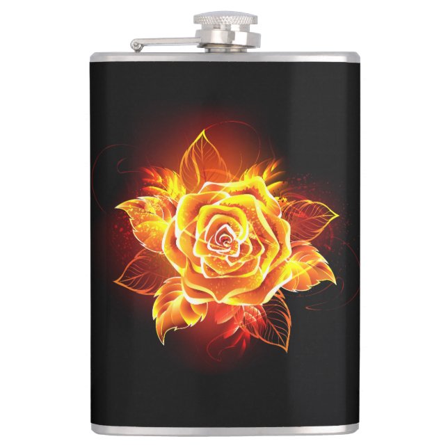 Flasques Blooming Fire Rose (Devant)