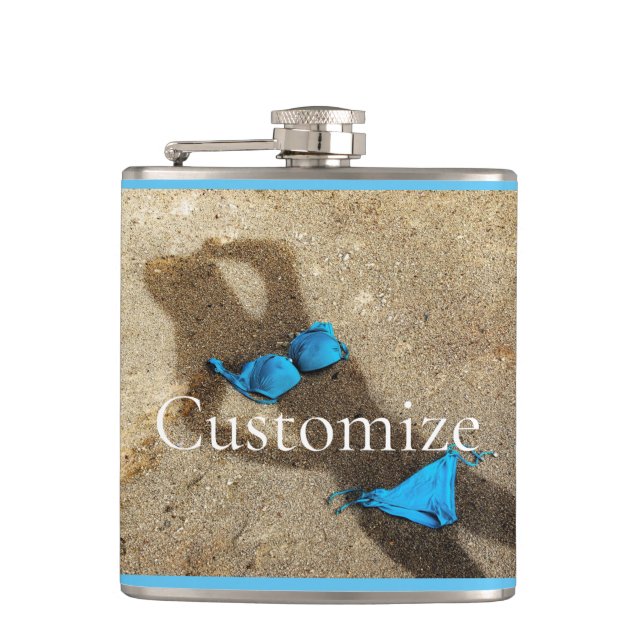 Flasques Blue Bikini Beach Sand Thunder_Cove (Devant)