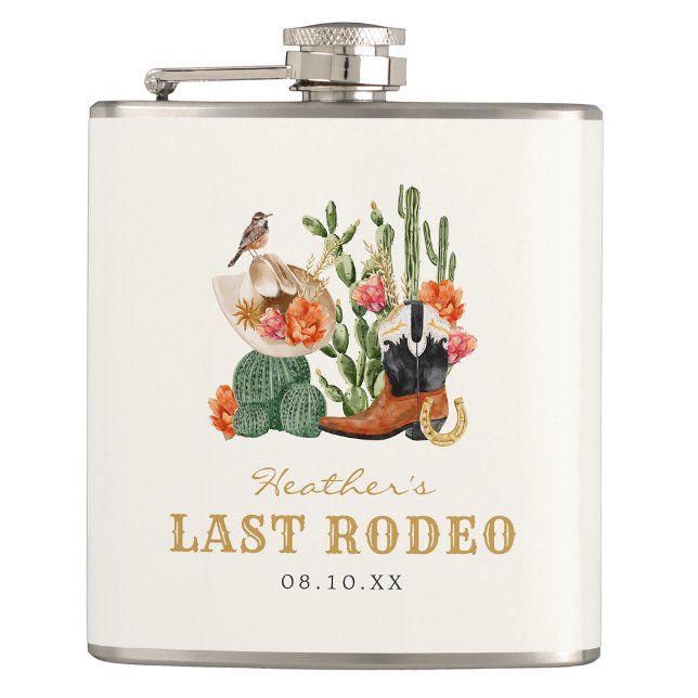 Flasques Boho occidental (Western Theme Boho Flask by Painted Paperie
)