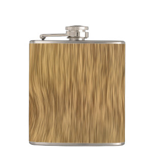 Flasques Bois brut dans une fiole finie naturelle