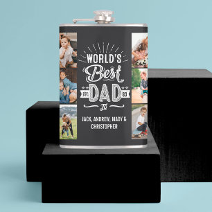 Flasques Bonne Fête des pères Amusants World's Best Papa Ki