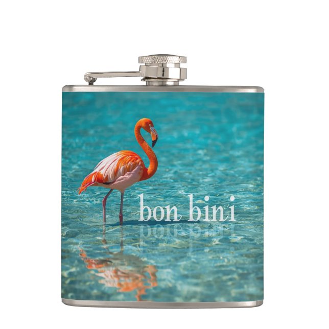 Flasques bons bini flamants roses (Devant)