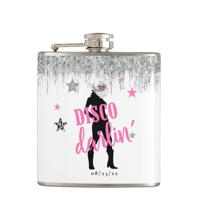Flasques Boots 'n Bling Bachelorette Disco Darlin' ID925 (Devant)