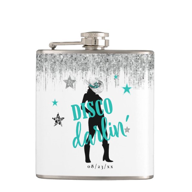 Flasques Bottes 'n Bling Disco Darlin' ID Turquoise925 (Devant)