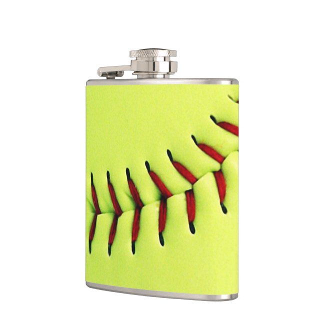 Flasques Boule jaune du base-ball (Gauche)