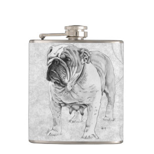 Flasques Bouledogue britannique
