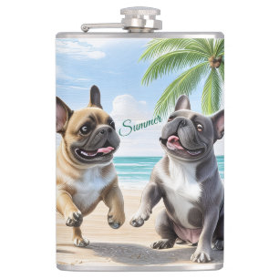 Flasques Bouledogues français Plage Bouledogue Français