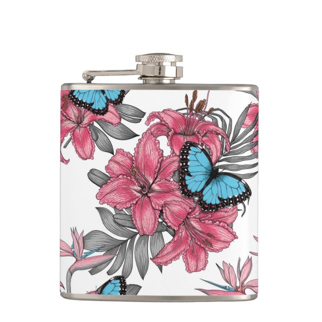 Flasques Bouquet tropical (Devant)