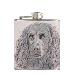 Flasques Boykin Peinture Espagnole - Cute Original Chien Ar