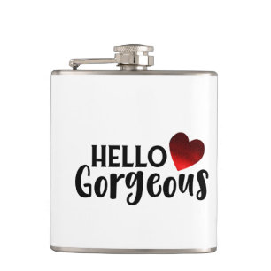 Flasques Bride Flask, 6 oz. Flèche de hanche