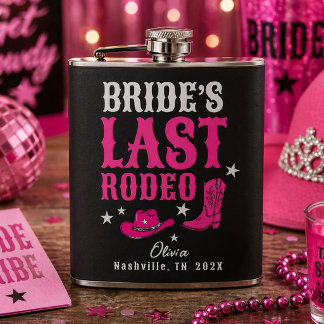 Flasques Bride’s Last Rodeo Western Bachelorette Party