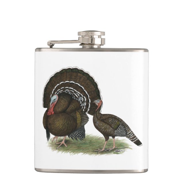Flasques Bronze standard de Turkey (Devant)