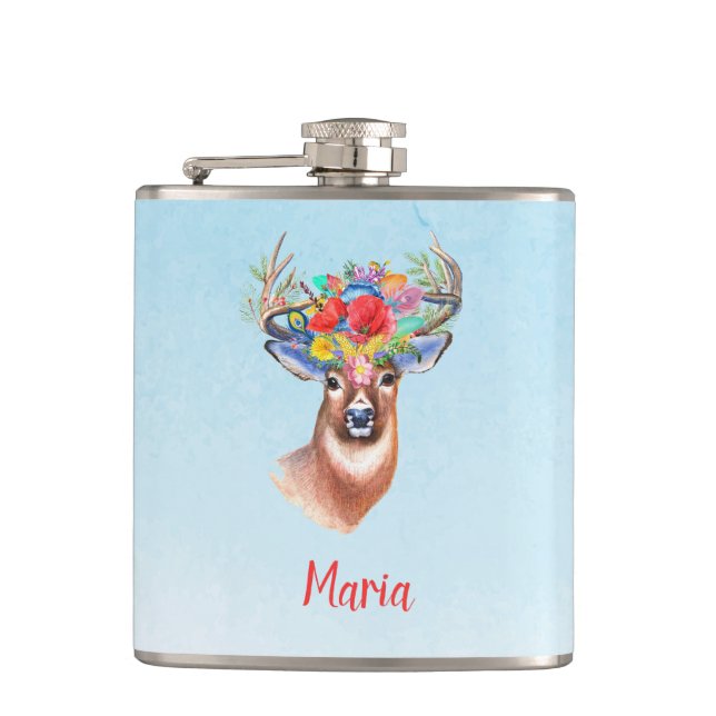 Flasques Brown Boho Deer (Devant)