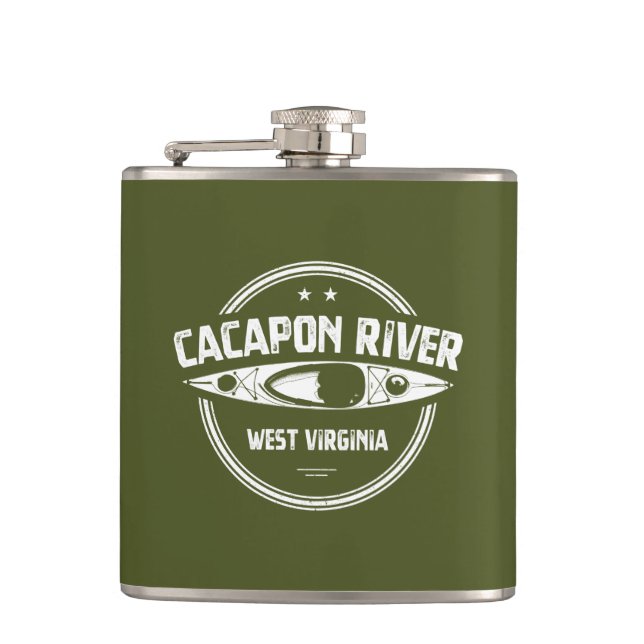 Flasques Cacapon River, Virginie-Occidentale (Devant)