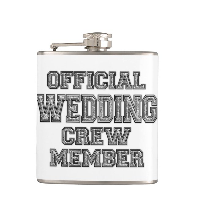 Flasques Cadeau des Groomsmen Flask mariage (Devant)