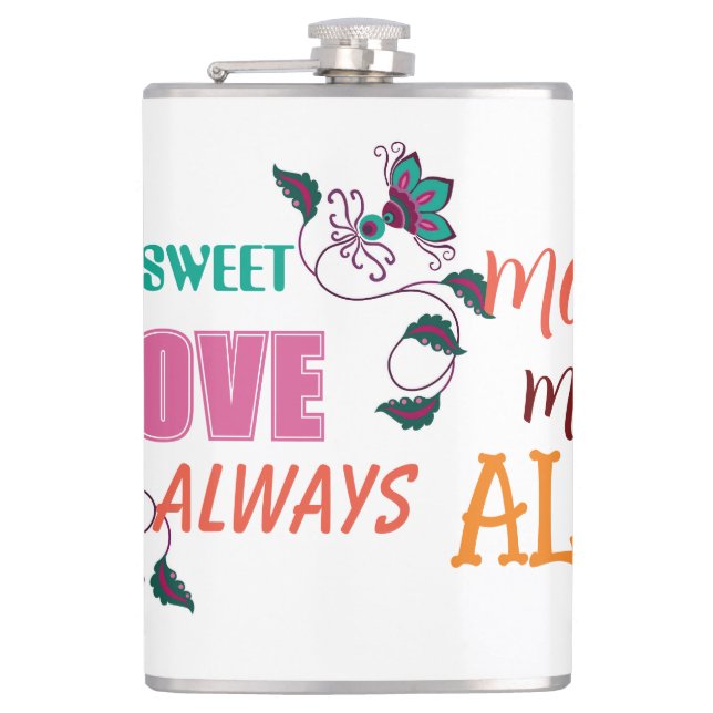 FLASQUES CADEAU POUR PETITE AMIE, FEMME, MARI, PETIT AMI, M (Devant)